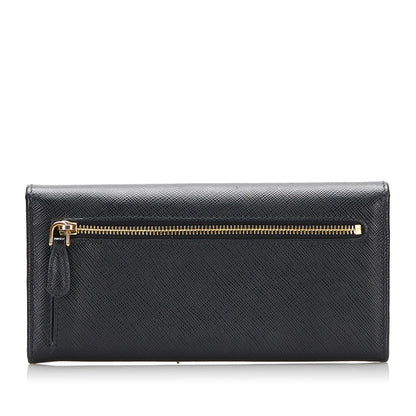 Prada Saffiano Lux Continental Wallet (SHG-36970)