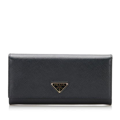 Prada Saffiano Lux Continental Wallet (SHG-36970)