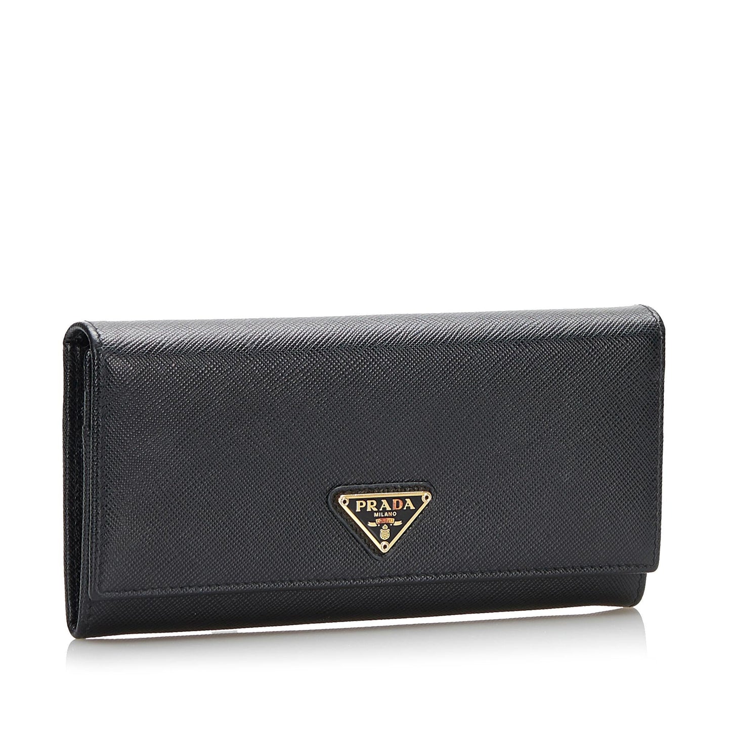 Prada Saffiano Lux Continental Wallet (SHG-36970)