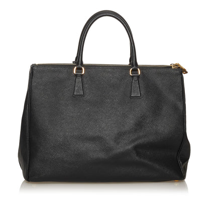 Prada Saffiano Lux Double Zip Galleria Tote Bag (SHG-29110)