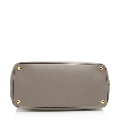Prada Saffiano Lux Double-Zip Medium Tote (SHF-19354)