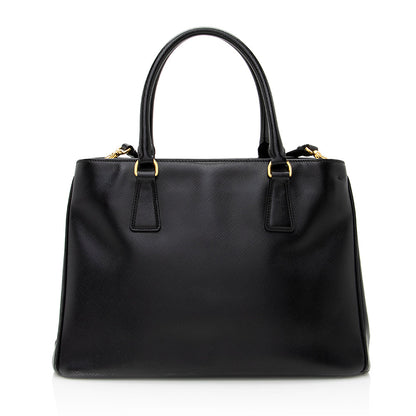 Prada Saffiano Lux Double-Zip Medium Tote (SHF-20631)