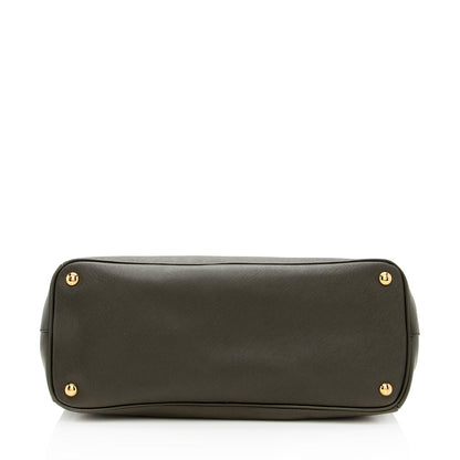 Prada Saffiano Lux Double-Zip Large Tote (SHF-19762)