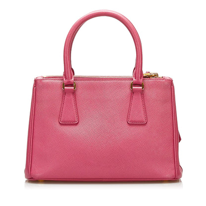 Prada Saffiano Lux Galleria Double Zip Mini (SHG-35413)