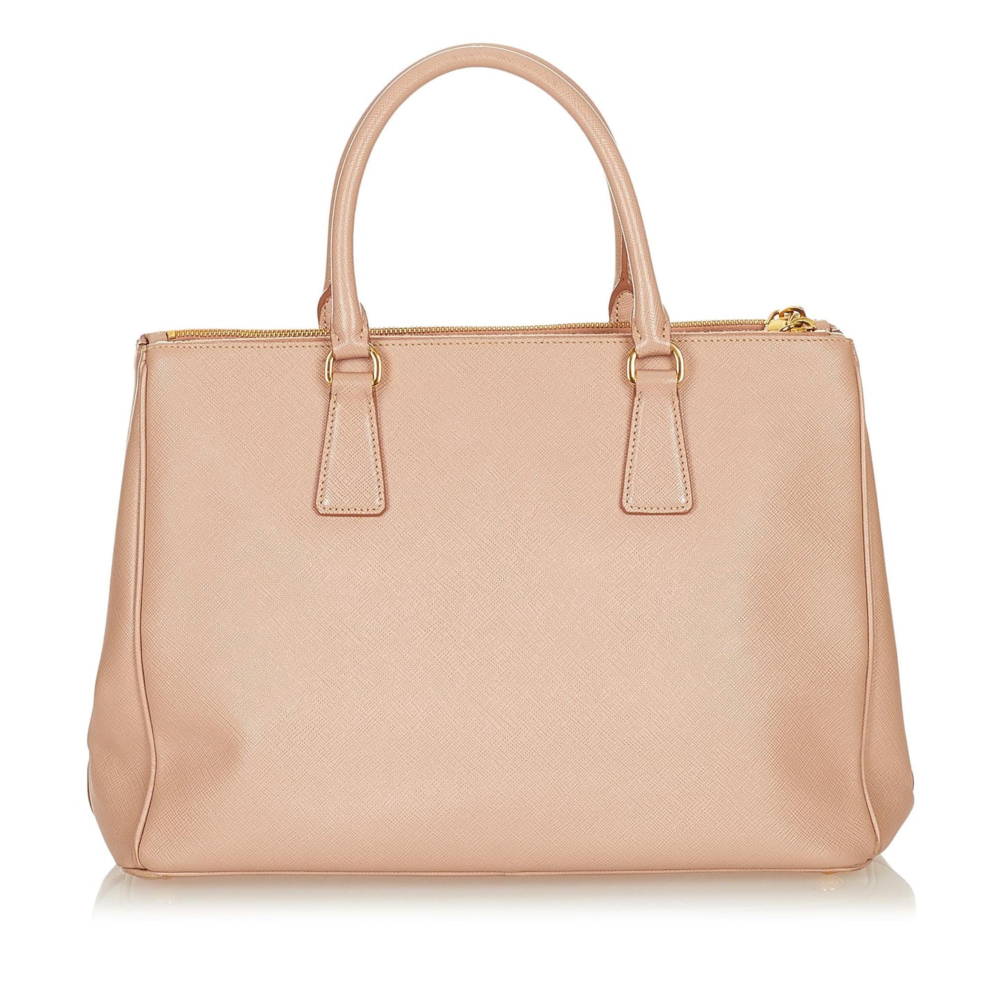 Prada Saffiano Lux Galleria Double Zip Satchel (SHG-26915)