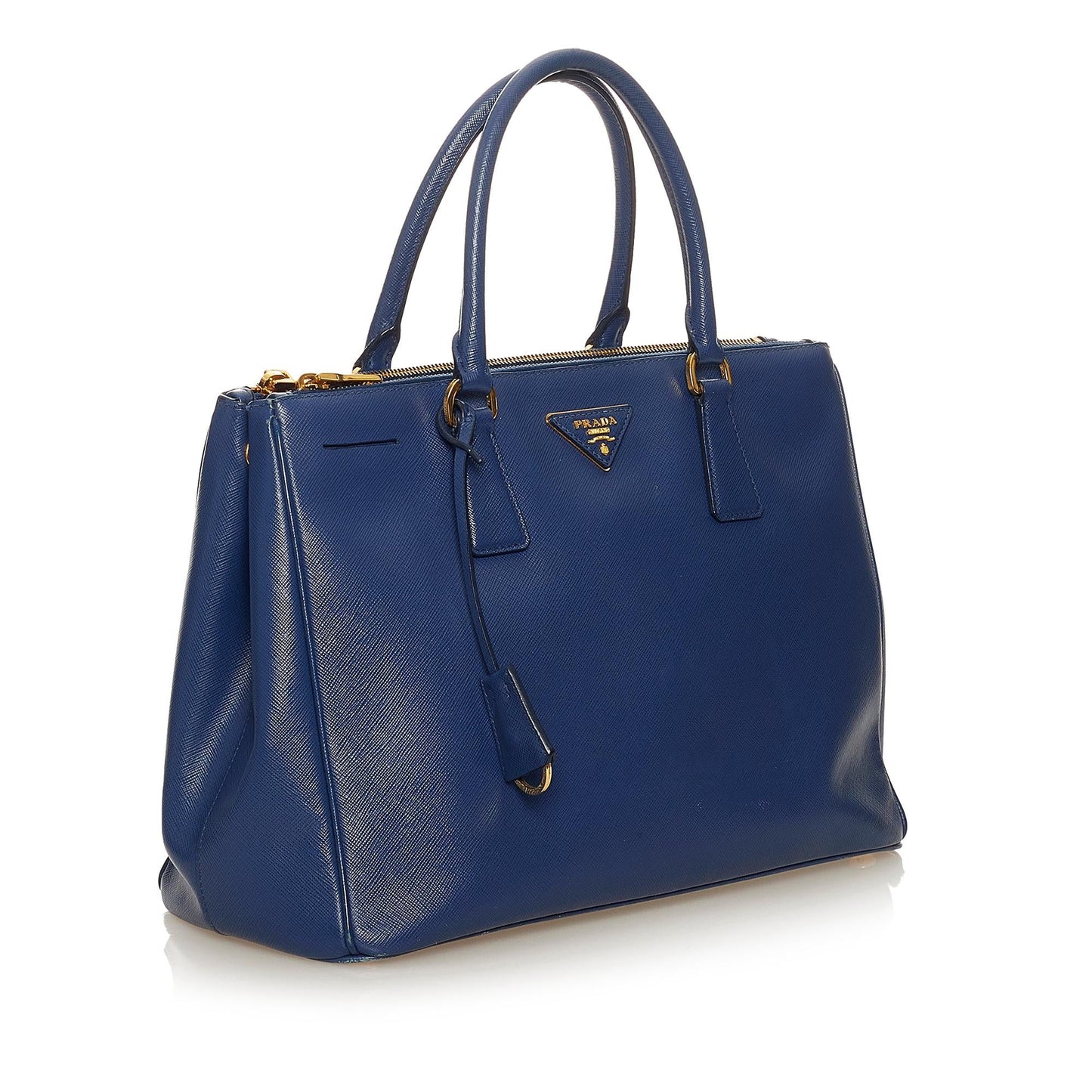 Prada Saffiano Lux Galleria Double Zip Satchel (SHG-27309)