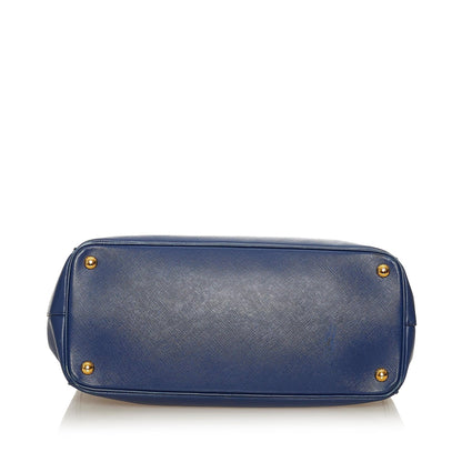 Prada Saffiano Lux Galleria Double Zip Satchel (SHG-34049)