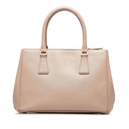 Prada Saffiano Lux Galleria Double Zip Satchel (SHG-A6N0rD)