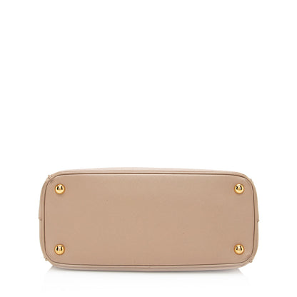 Prada Saffiano Lux Leather Double-Zip Small Tote (SHF-20484)