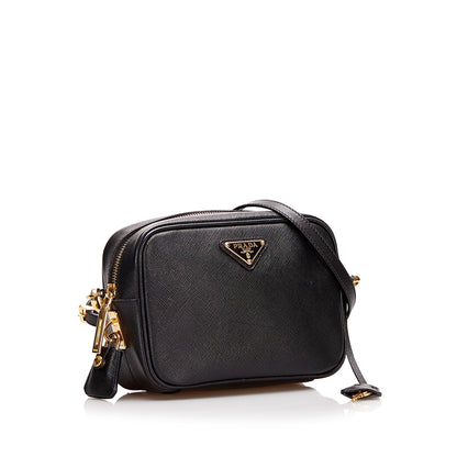 Prada Saffiano Lux Mini Camera Bag (SHG-35531)