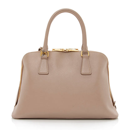 Prada Saffiano Lux Promenade Top Handle Satchel (SHF-15568)