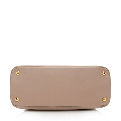 Prada Saffiano Lux Promenade Top Handle Satchel (SHF-15568)