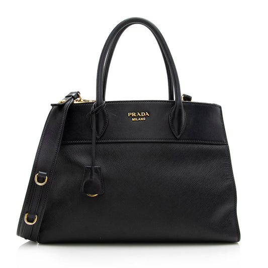 Prada Saffiano Paradigme Tote (SHF-17394)