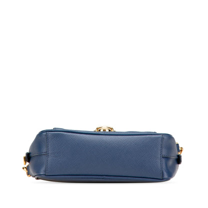 Prada Saffiano Push Lock Pocket Camera Bag