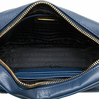 Prada Saffiano Push Lock Pocket Camera Bag