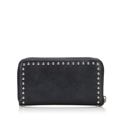 Prada Saffiano Studded Wallet (SHG-36976)