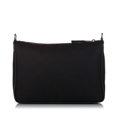 Prada Saffiano-Trimmed Re-Nylon Crossbody Bag (SHG-35635)