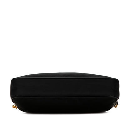 Prada Saffiano Trimmed Tessuto Crossbody (SHG-NtT1b2)