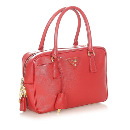 Prada Saffiano Vernice Handbag (SHG-20468)