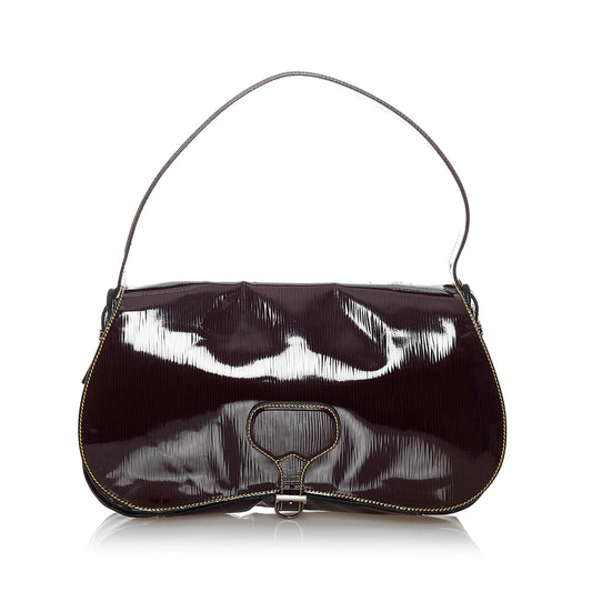 Prada Saffiano Vernice Shoulder Bag (SHG-29801)