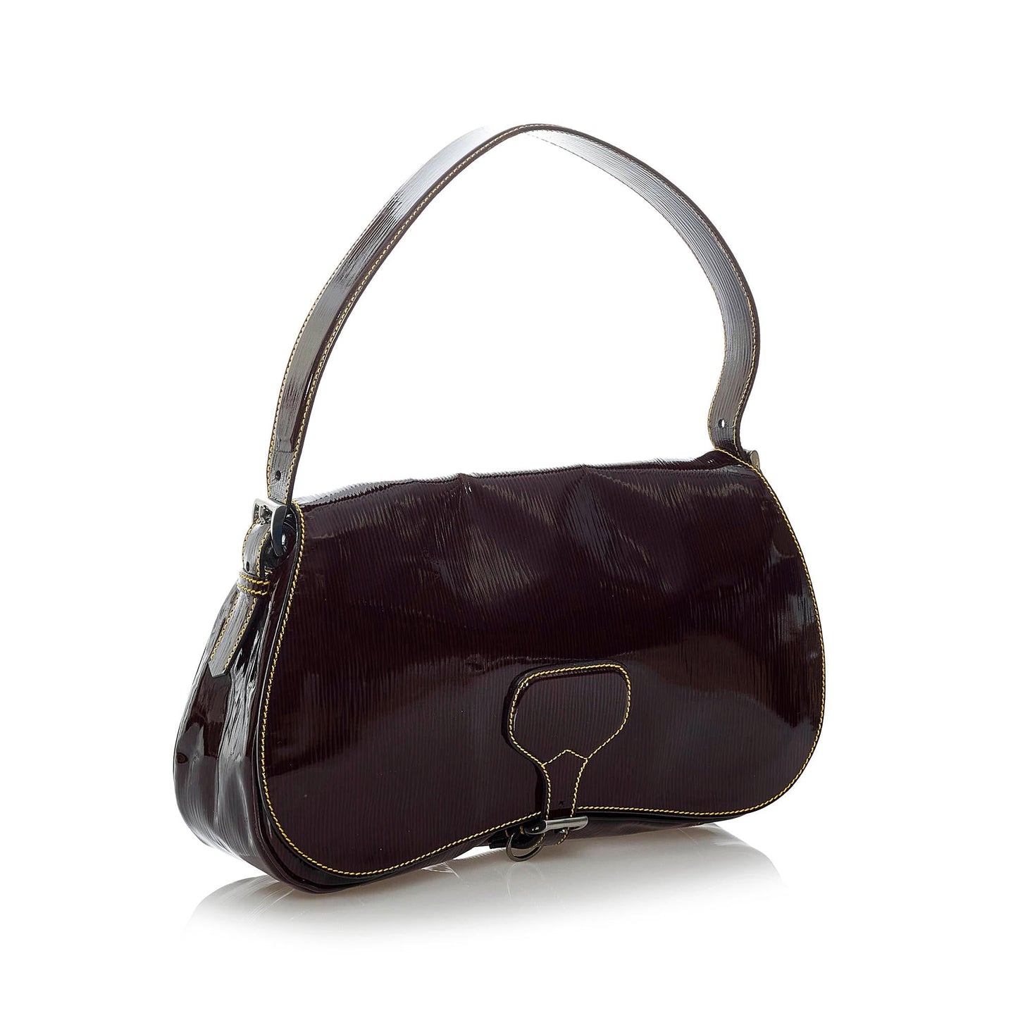 Prada Saffiano Vernice Shoulder Bag (SHG-29801)