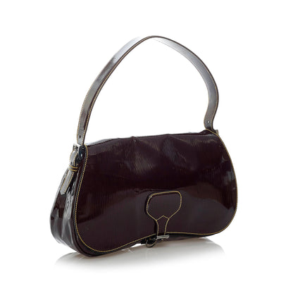 Prada Saffiano Vernice Shoulder Bag (SHG-29801)