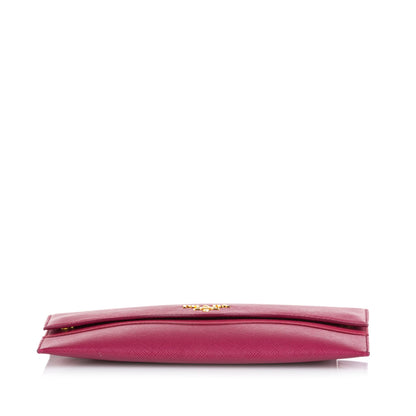 Prada Saffiano Wave Continental Wallet (SHG-35715)