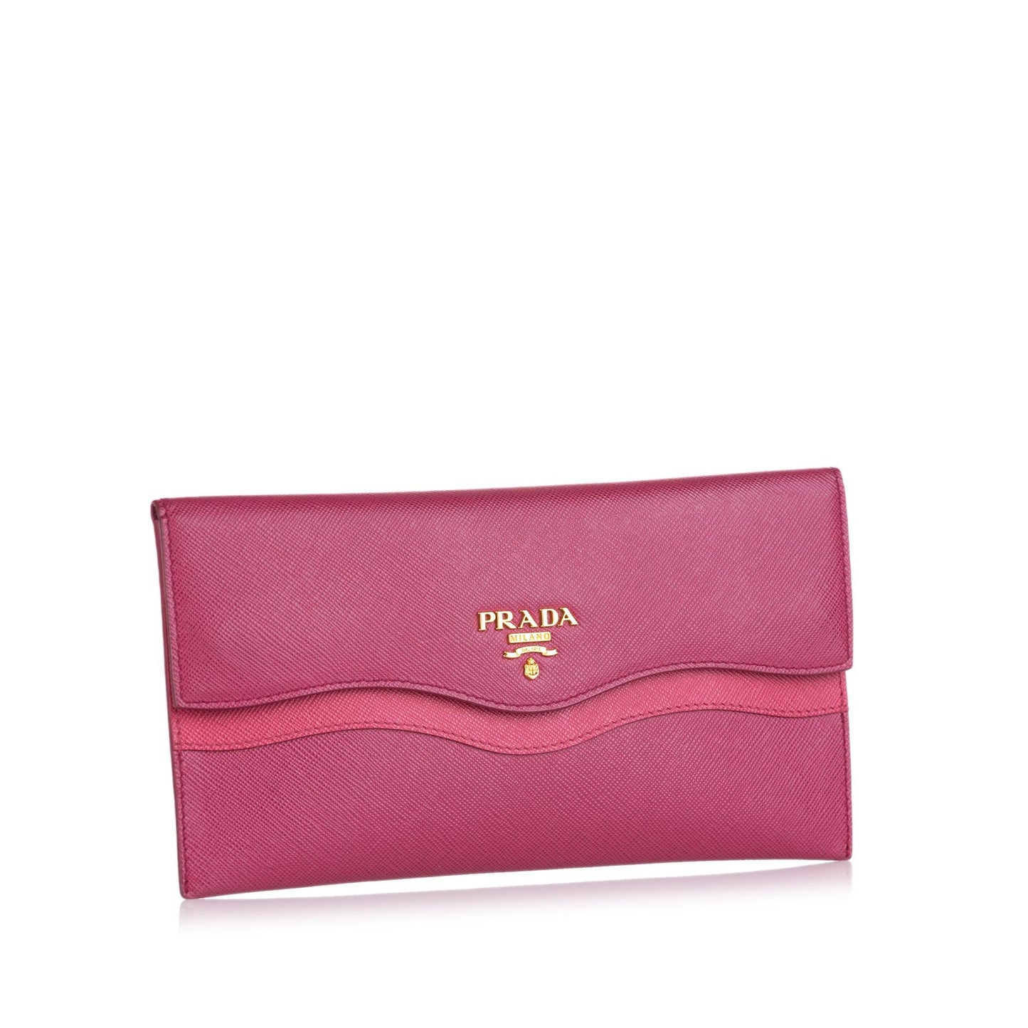 Prada Saffiano Wave Continental Wallet (SHG-35715)