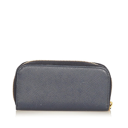 Prada Saffiano Zip Around Key Holder (SHG-26056)