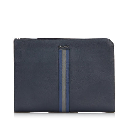 Prada Saffiano Zip Around Portfolio (SHG-P51T5X)