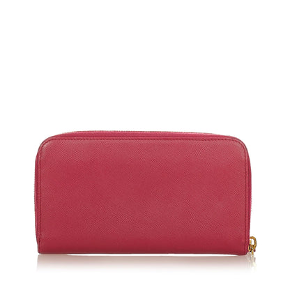 Prada Saffiano Zip Around Wallet (SHG-25251)