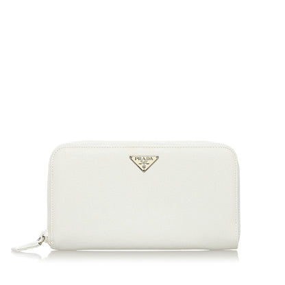 Prada Saffiano Zip Around Wallet (SHG-29199)