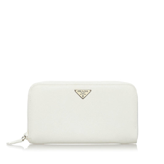 Prada Saffiano Zip Around Wallet (SHG-29199)