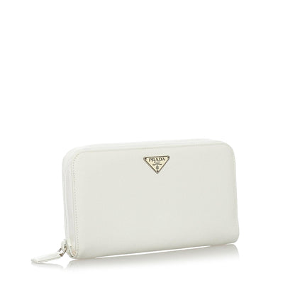 Prada Saffiano Zip Around Wallet (SHG-29199)