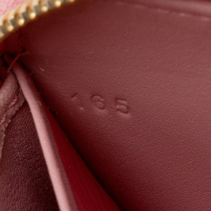 Prada Saffiano Zip Card Case Wallet (SHF-u4DdwM)
