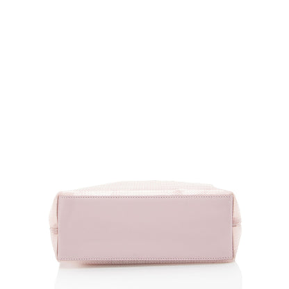 Prada Sequin Mesh Logo Small Tote