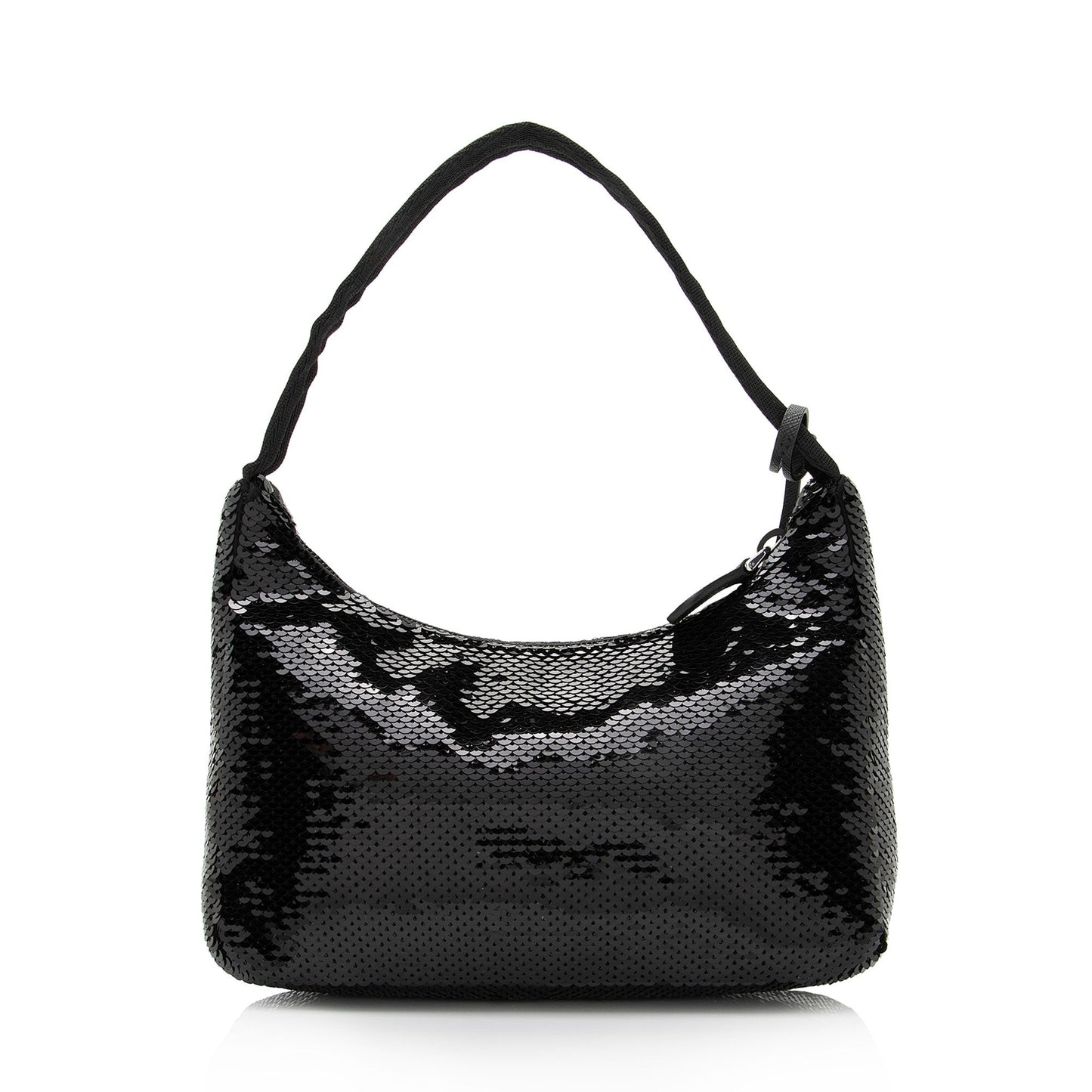 Prada Sequined Nylon Mini Re-Edition 2000 Hobo (SHF-ozWg8y)