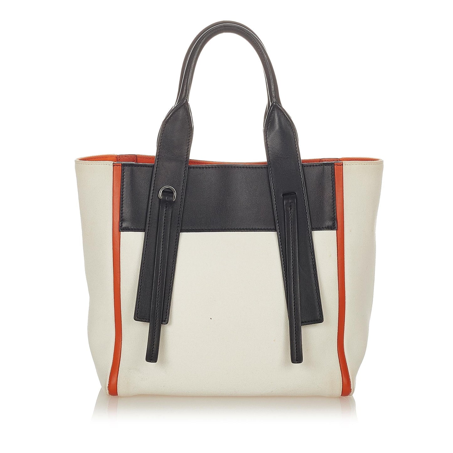 Prada Small Ouverture Canvas Satchel (SHG-26453)