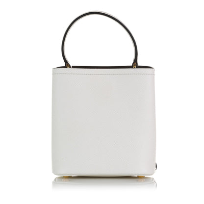 Prada Small Saffiano Cuir Panier (SHG-37743)
