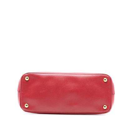 Prada Small Saffiano Lux Galleria Double Zip Satchel