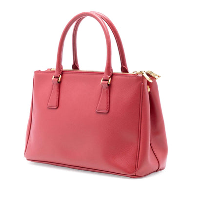 Prada Small Saffiano Lux Galleria Double Zip Satchel