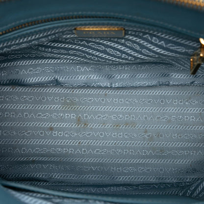 Prada Small Saffiano Lux Galleria Double Zip Satchel