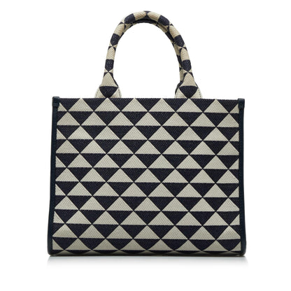 Prada Small Symbole Triangolo Tote (SHG-hRk7cv)