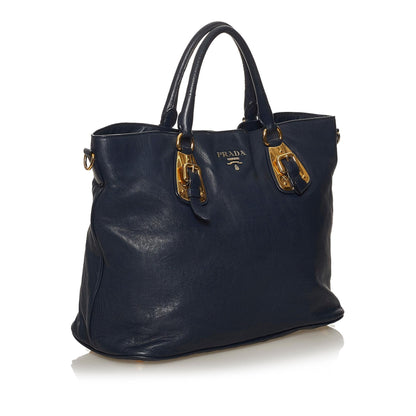 Prada Soft Calf Leather Satchel (SHG-28736)