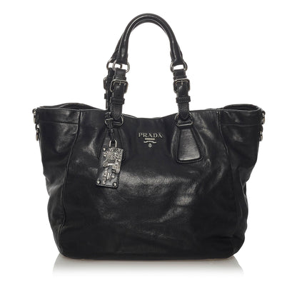 Prada Soft Calf Leather Satchel (SHG-28741)