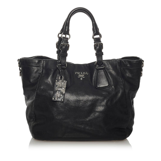 Prada Soft Calf Leather Satchel (SHG-28741)