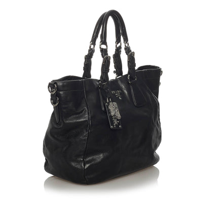 Prada Soft Calf Leather Satchel (SHG-28741)