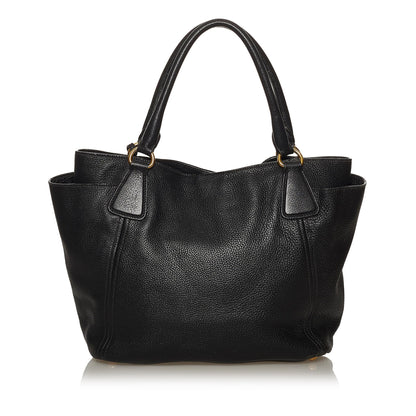 Prada Soft Calf Leather Satchel (SHG-29235)