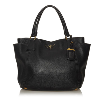 Prada Soft Calf Leather Satchel (SHG-29235)
