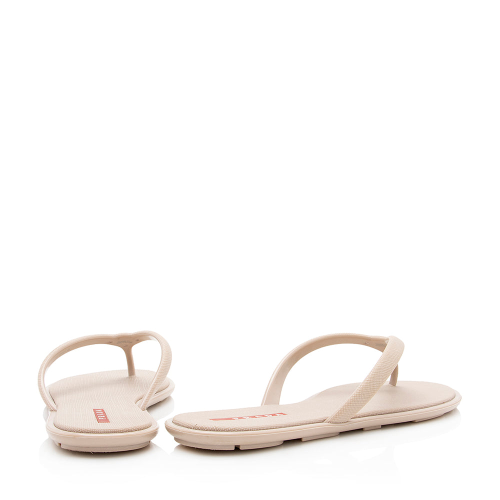 Prada Sport Thong Sandals - Size 8 / 38 (SHF-19972)